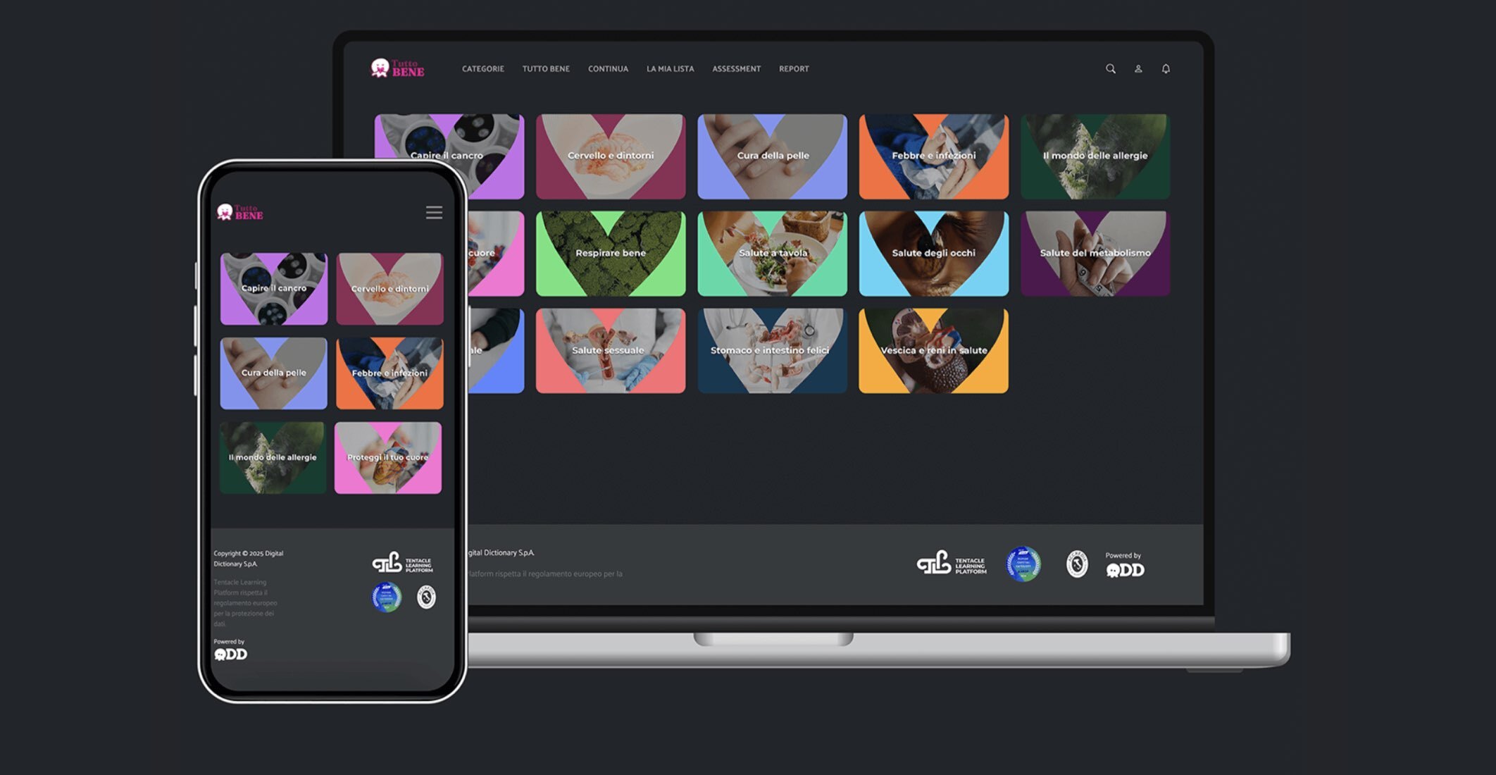 Tuttobene - categorie corporate wellbeing